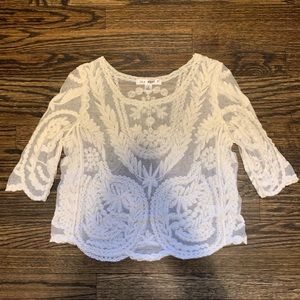 LAST CALL Lace Crop Top